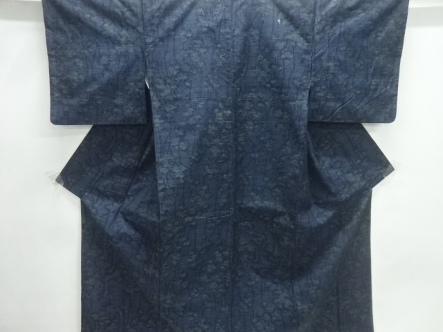 JAPANESE KIMONO / TSUMUGI / WOVEN TREES